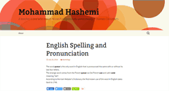 Desktop Screenshot of blog.mohammadhashemi.com